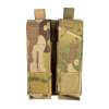 GREY GHOST GEAR DOUBLE PISTOL MAGNA MAG POUCH LAMINATE, MULTICAM