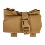 GREY GHOST GEAR ROLL UP DUMP POUCH LAMINATE, NYLON COYOTE BROWN
