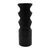 Meraki Machine M1 3 Port Muzzle Brake .223, .725, 1/2X28, Stainless Steel Matte Black