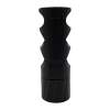 Meraki Machine M1 3 Port Muzzle Brake 6.5MM, .725, 1/2X28, Stainless Steel Matte Black