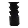 Meraki Machine M1 3 Port Muzzle Brake .30 Cal, .850, 5/8X24, Stainless Steel Matte Black