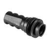 Silencerco Hybrid 5/8X32 ASR Muzzle Brake .46, Stainless Steel Black