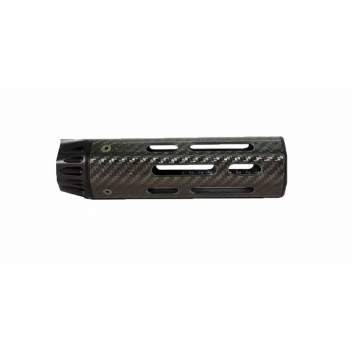 LANCER SYSTEMS AR-15 LCH5 HANDGUARD CARBON FIBER FREE FLOAT 7 BLACK