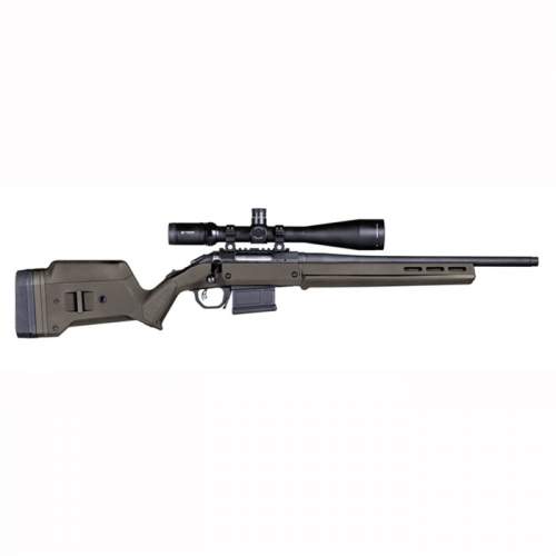 Magpul Ruger American S Action Stock Adjustable Polymer O D Green