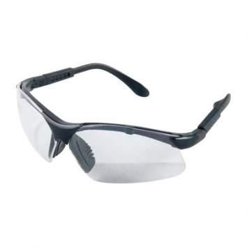 Radians Clear Origin Shooting Glasses, Polymer Black