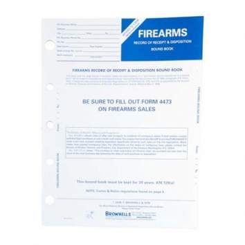 Brownells Firearms Record Book Pack of 10