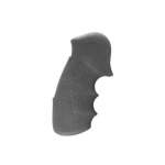 HOGUE RUBBER GRIP FITS SMITH & WESSON N ROUND, BLACK