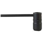 CARLSONS UNIVERSAL T-HANDLE CHOKE TUBE WRENCH 12 GAUGE, STAINLESS STEEL BLACK