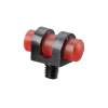 Carlsons High Visibility Beads 6-48 Thread, Plastic Red