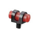 CARLSONS HIGH VISIBILITY BEADS 6-48 THREAD, PLASTIC RED