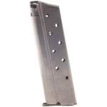 COLT 1911 COMMANDER, GOVERNMENT MAGAZINE ASSEMBLY DELTA ELITE 10MM 8 ROUND STAINLESS STEEL SILVER