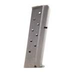 COLT 1911 COMMANDER, GOVERNMENT MAGAZINE ASSEMBLY .38 SUPER, 9 ROUND, STAINLESS STEEL SILVER