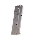 Colt 1911 Commander, Government Magazine Assembly .38 Super, 9 Round, Stainless Steel Silver