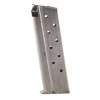 Colt 1911 Commander, Government Magazine Assembly .38 Super, 9 Round, Stainless Steel Silver