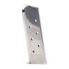 Colt 1911 Commander, Government Rail Magazine Assembly .45 ACP 8 Round Stainless Steel Silver