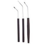 Birchwood Casey Angled Cleaning Brush Pack of 3, Stainless Steel