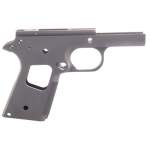 CASPIAN 1911 OFFICERS RECEIVER WITH NOWLIN CARBON 25 LPI CHECKERING CARBON STEEL