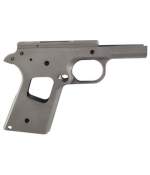 Caspian 1911 Officers Receiver Un-Ramped, Carbon, Smooth Checkering