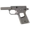 Caspian 1911 Officers Receiver Un-Ramped, Carbon, Smooth Checkering