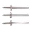 Cratex #6 Point Mandrel Pack of 3, Steel