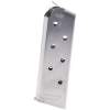 Chip Mccormick Custom .45 Off 45ACP No Pad 7 Round Stainless Steel, Silver