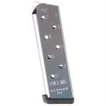 CHIP MCCORMICK CUSTOM 1911 POWER PLUS MAGAZINE 45 ACP 8 ROUND STAINLESS STEEL, SILVER