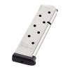 Chip Mccormick Custom Railed Power Magazine .45ACP 8-Round Stainless Steel, Silver