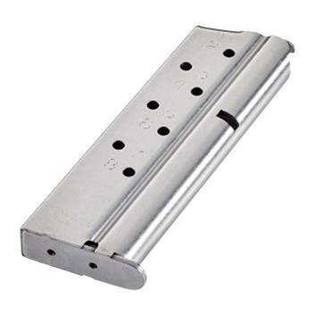 Chip Mccormick Custom 1911 Match Grade Magazine 9MM 8 Round Stainless Steel Silver