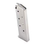 CHIP MCCORMICK CUSTOM 1911 CLASSIC MAGAZINE .45ACP 7-ROUND STAINLESS STEEL SILVER