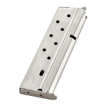 Chip Mccormick Custom 1911 Classic Magazine 10MM 9 Round Stainless Steel Silver