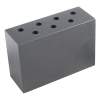 EGW 5.56x45MM NATO 7-Hole Cartridge Checker, Aluminum Black