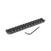 EGW Picatinny Rail 0 MOA Remington 11-87, 1100, V3, Versamax, Aluminum Black