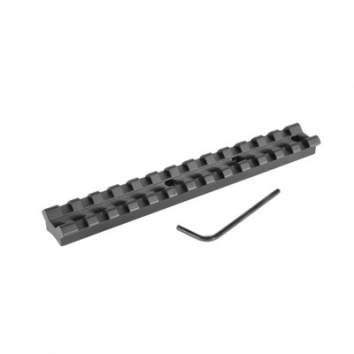 EGW Picatinny Rail 0 MOA Remington 870, Aluminum Black