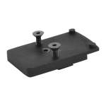 EGW BOMAR TRIJICON RMR SIGHT MOUNT, ALUMINUM BLACK