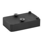 EGW BLANK TRIJICON RMR SIGHT MOUNT, ALUMINUM BLACK