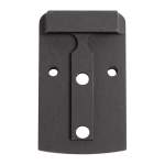 EGW SMITH & WESSON REVOLVER TRIJICON RMR SIGHT MOUNT, ALUMINUM BLACK