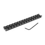 EGW WINCHESTER 88, 100 1-PIECE PICATINNY BASE 0 MOA, ALUMINUM BLACK