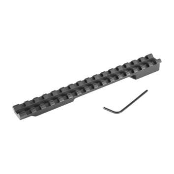 EGW Mauser 98 Large Ring 1-PC Picatinny Base Undrilled 20 MOA, Aluminum Black