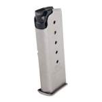 KAHR ARMS FLUSH BASEPLATE FITS KAHR CM, MK, PM MODELS  6-ROUND 9MM, STAINLESS STEEL SILVER