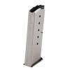 Kahr Arms Flush baseplate fits Kahr CM, MK, PM models  6-Round 9MM, Stainless Steel Silver