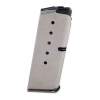 Kahr Arms Flush baseplate fits Kahr CM, MK, PM models  6-Round 9MM, Stainless Steel Silver