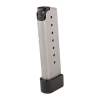 Kahr Arms Grip ext. fits Kahr K, KP, CW models 8 Round 9MM Luger, Stainless Steel Silver