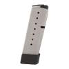 Kahr Arms Grip ext. fits Kahr K, KP, CW models 8 Round 9MM Luger, Stainless Steel Silver