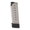 Kahr Arms Grip ext. fits Kahr K, KP, CW models 8 Round 9MM Luger, Stainless Steel Silver