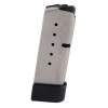 Kahr Arms Extended grip, .40 S&W fits Kahr CM, MK, PM models 6 -Round Stainless Steel Silver