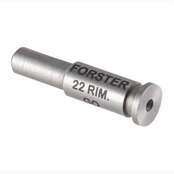 Forster 22 Long Rifle Go Gauge Headspace Gauge, Steel