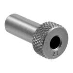 FORSTER UNIVERSAL SIGHT MOUNTING FIXTURE & COMPONENTS DRILL BUSHING #21, STEEL