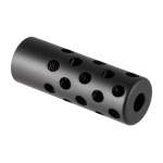 GENTRY CUSTOM QUIET MUZZLE BRAKE 30 CALIBER 5/8-24, STEEL MATTE BLUED