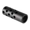 Gentry Custom Quiet Muzzle Brake 6.5 Caliber 5/8-24, Steel Matte Blued