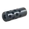 Gentry Custom Quiet Muzzle Brake 7 MM 1/2-28, Steel Polished Blue